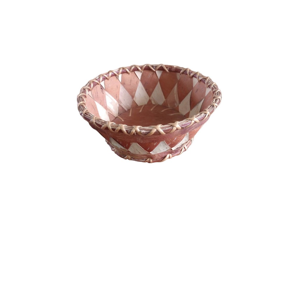 Birch Bark Basket Native Alaskan